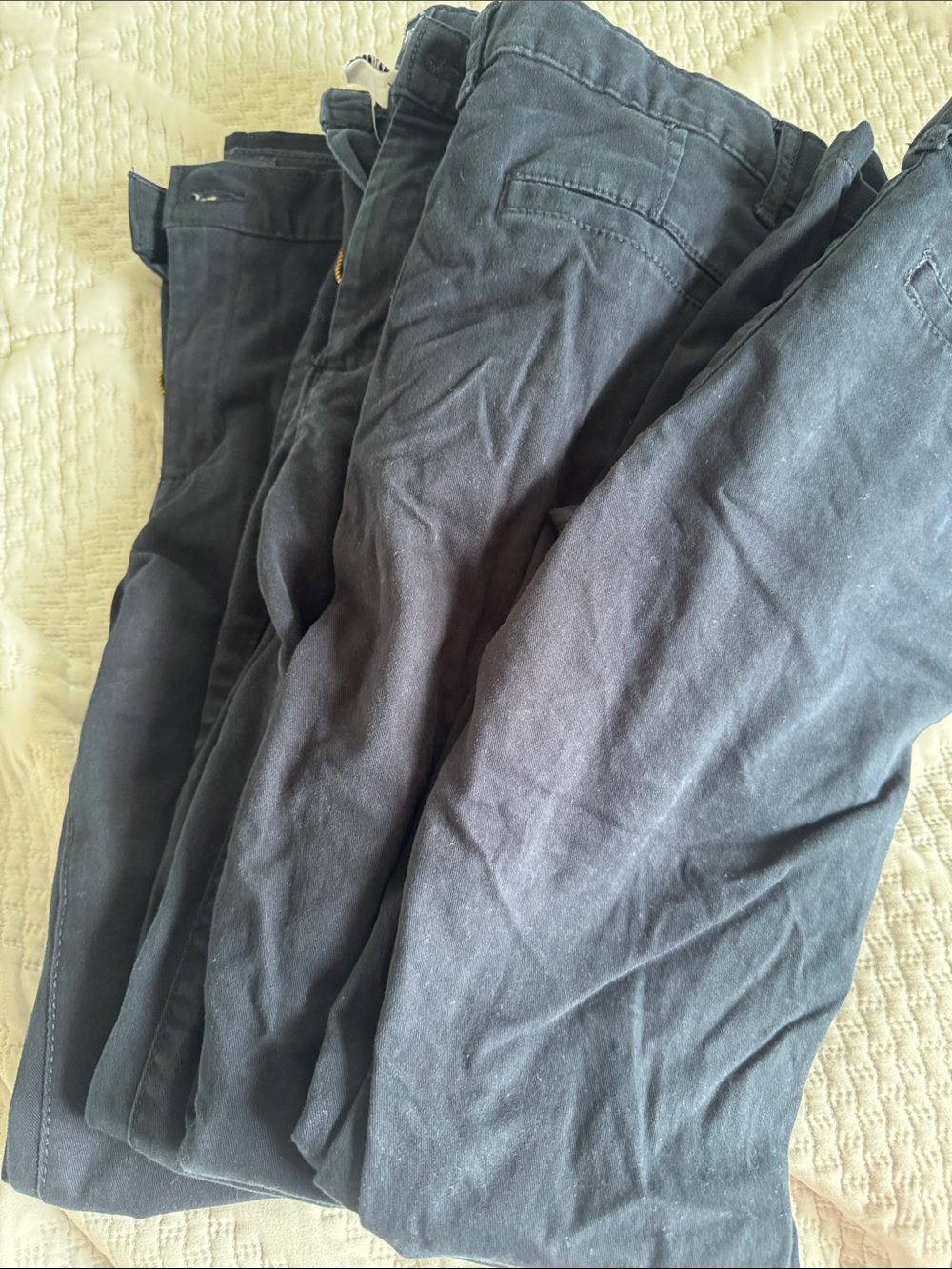 The Children's Place navy Casual Kids Pants - Classic Solid Bottoms